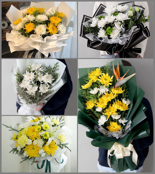 河北承德平泉县党坝镇白事花束代送